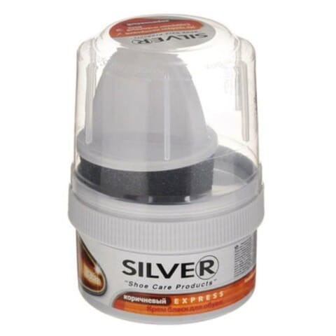 Silver Shoe Care Products - Brown 50 ml