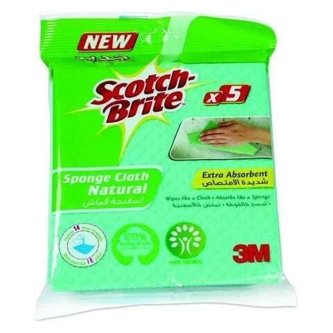 SCOTCH BRITE CLOTH NATURAL 5S