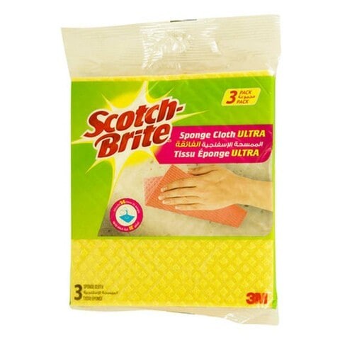 Scotch-Brite Super Cloth Sponge x 3 Pack