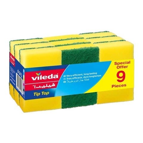 Vileda Cleaning Sponge 9 Pieces