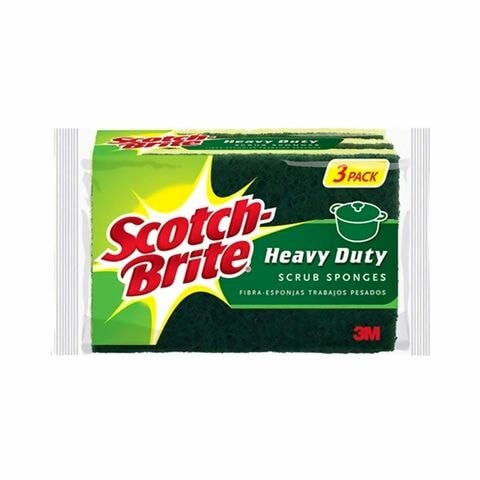 Scotch-Brite Heavy Duty Sponge x 3 Pieces