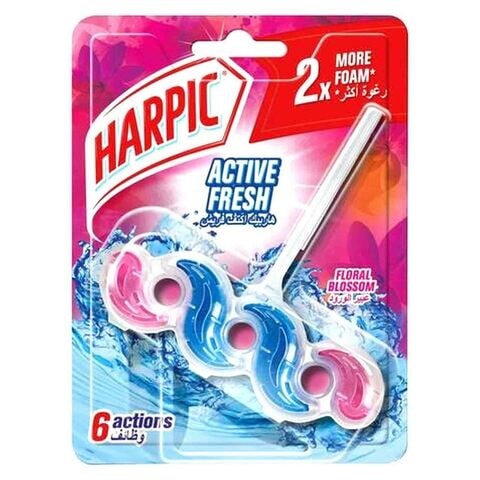 Harpic WC block 35g fresh flower active flowers