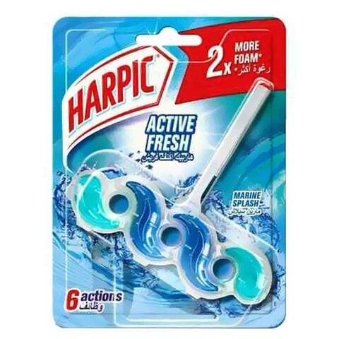 Harpic Toilet Block Active Fresh Marine Splash 35 gm