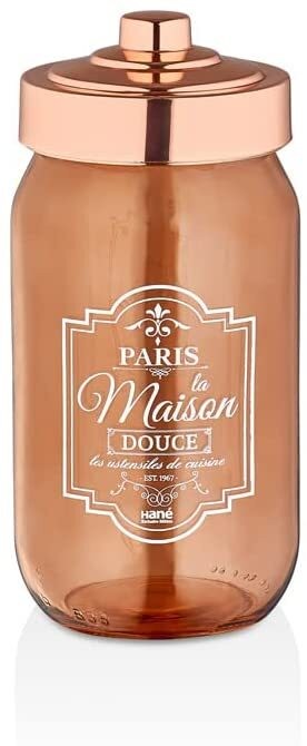 Hane Rosegold Paris Storage Jar 1000Ml