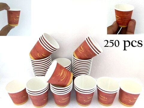 Sacopak 250 Pieces (5 Sets) 2.5 oz Paper Coffee Cups - Tea Cups & Coffee Mugs