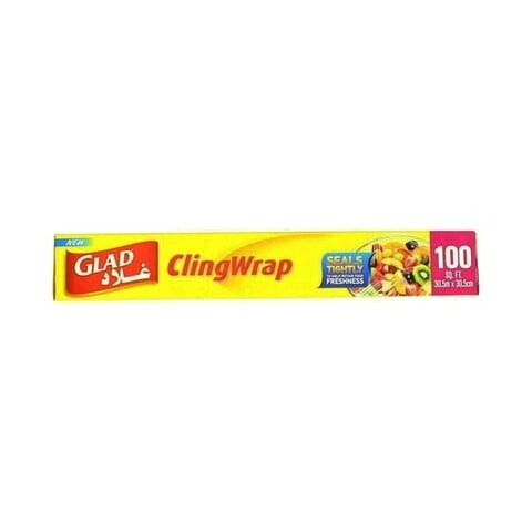 GLAD CLING WRAP 100 SQ FT