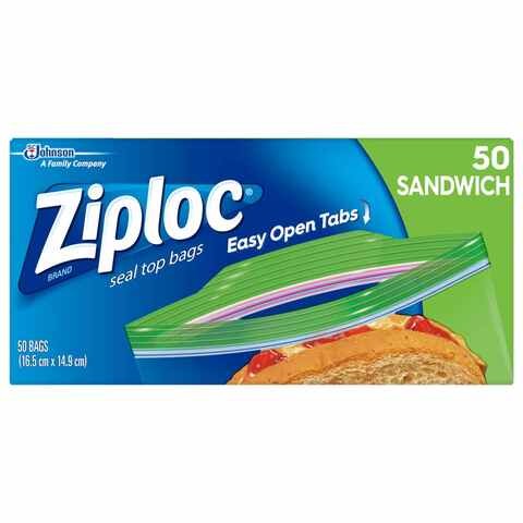 Ziploc Sandwich Storage Bags 50 Bags