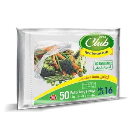 SANITA CLUB FOOD STORAGE BAGS BLENDER BLACK # 16-50 BAGS