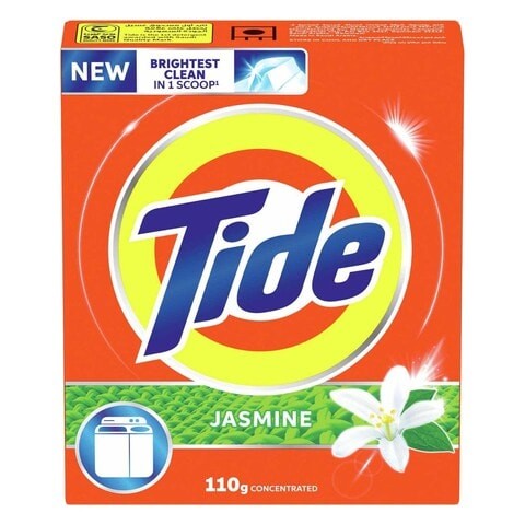 Tide Detergent Powder Top Load Jasmine Scent 110 gm