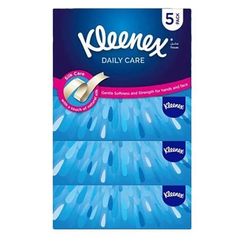 Kleenex Daily Care Tissues 130 Sheets x Pack of 5