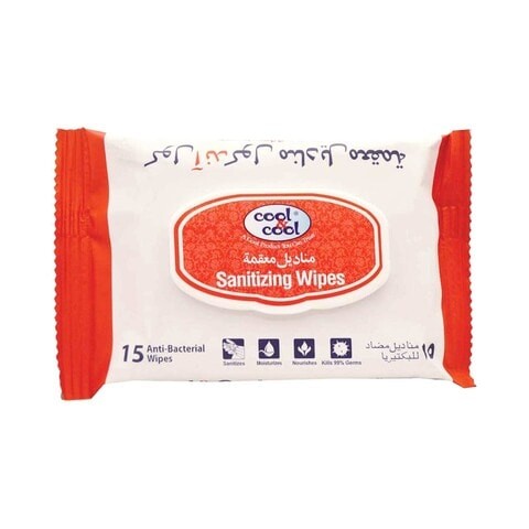 Cool & Cool Sterile Wipes 15 Pieces