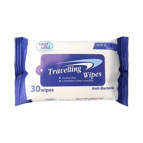 Cool & Cool Travel Wet Wipes 30 Pieces