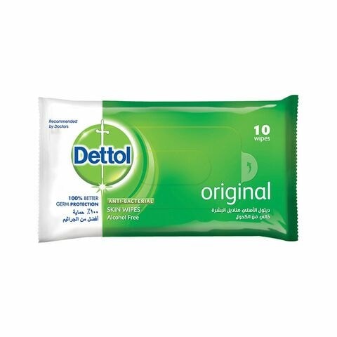 Dettol Anti-Bacterial Wipes 10 Pieces