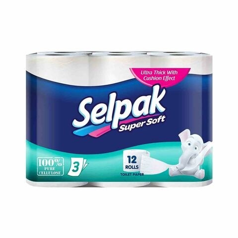 Selpak Toilet Paper 3 Ply x Pack of 12