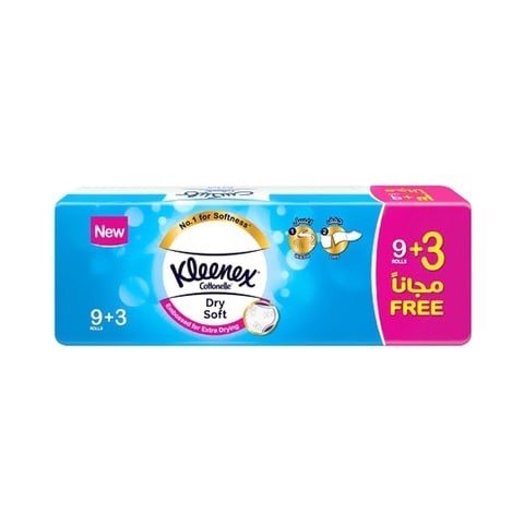 KLEENEX T/ROLLS WHITE 9+3