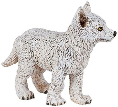 Babu Young Wolf Figure, Multicolor