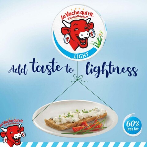 La Vache Qui Rit Light Spreadable Cheese Triangles 24 Portions 360g