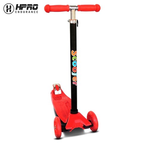 H PRO Kids Scooter with Adjustable Height (RED)