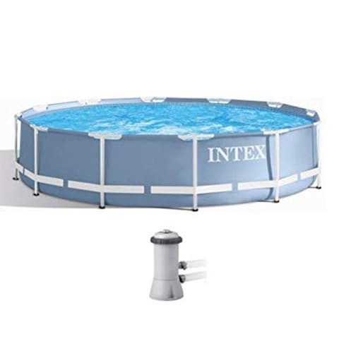 Intex Prism Frame Swimming Pool With Pump (366X76)