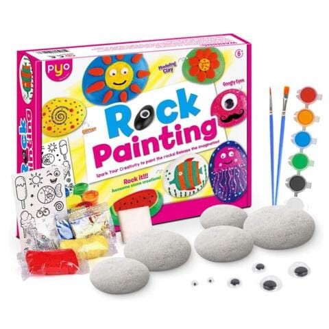 ALISSA Rock Painting Kit for Kids DIY Arts and Crafts Activities Creative Playset for Girls & Boys