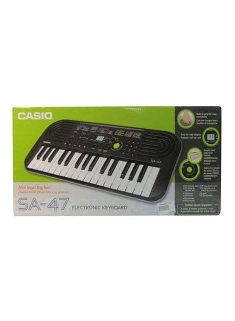 Casio Electronic Keyboard - SA-47 - Black