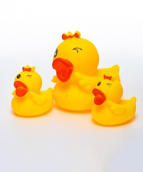 Tiny Hug Duck Bath Toy Set Yellow - Pack of 3