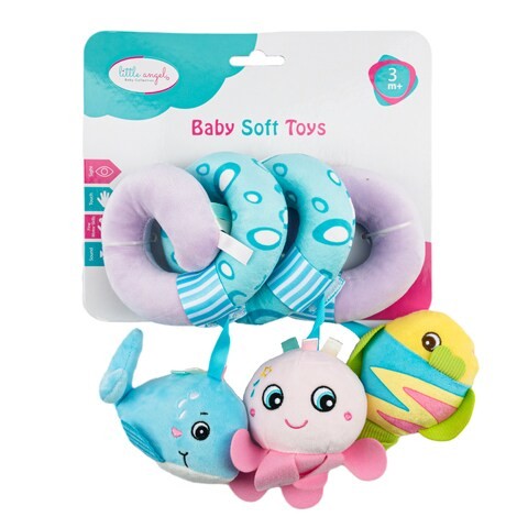 Hanging Plush Stuffed Soft Baby Rattle Toys