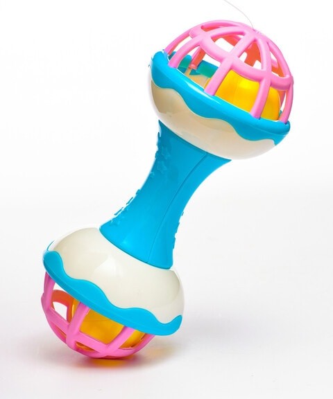 Baby Home Rattle - Pink & Blue