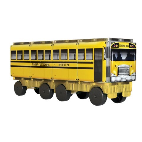 Magna Tiles School Bus 123