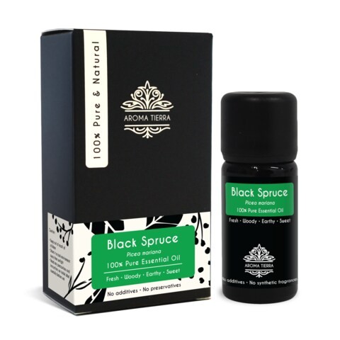 Aroma Tierra Black Spruce (Russian) Essential Oil - Aroma Tierra - 100% Pure & Natural - 10ml