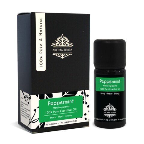 Aroma Tierra Peppermint Essential Oil - Aroma Tierra - 100% Pure & Natural - 10ml