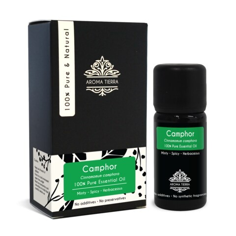 Aroma Tierra Camphor Essential Oil - Aroma Tierra - 100% Pure & Natural - 10ml