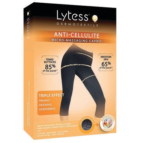 Lytes Anti Cellulite Micro - Massage Caprice Black, Small/M