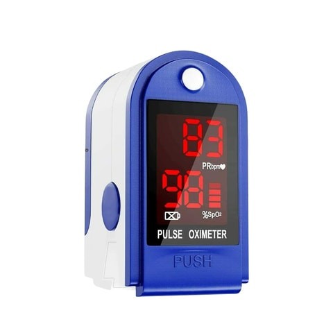 جهاز قياس النبض والتأكسج بالدم بشاشة ديجيتال قياس 8 اس سريع (SpO2)