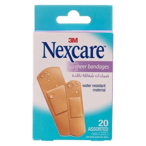 3M Nexcare Transparent Pads 20 Pieces