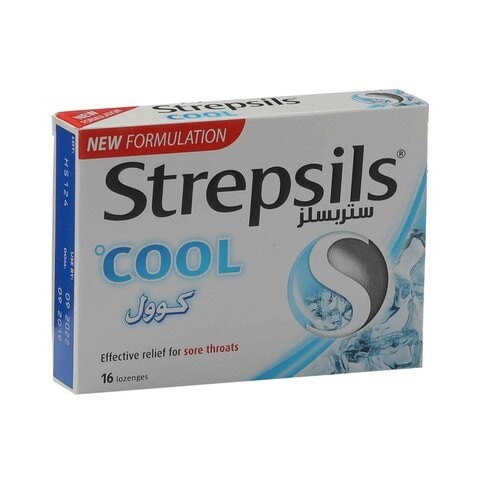 Strepsils Cool Sore Throat Effective 16 Tablets