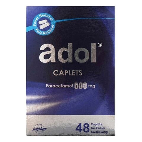 ADOL CAPLETS - 500MG-48'S