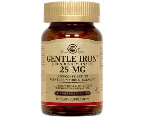 Solgar Gentle Iron - 25 mg - 90 Capsules