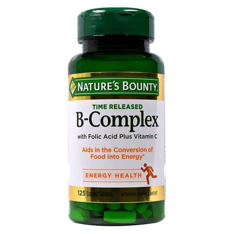 Nature's Bounty High Potency B-Complex 125 Tablets