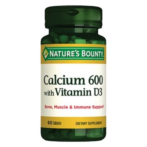 Nature's Generosity Calcium 600mg With Vitamin D3 60 Tablets