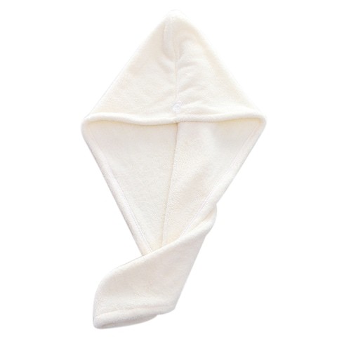 Generic Quick Absorbing Microfiber Dry Hair Cap - White