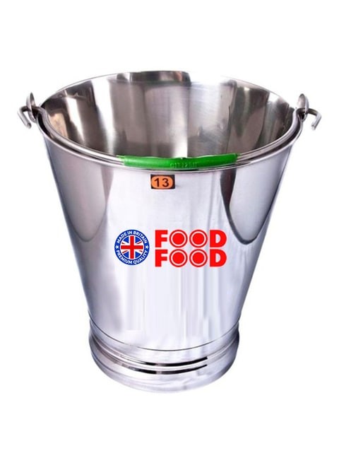 General Stainless Steel Bucket Silver