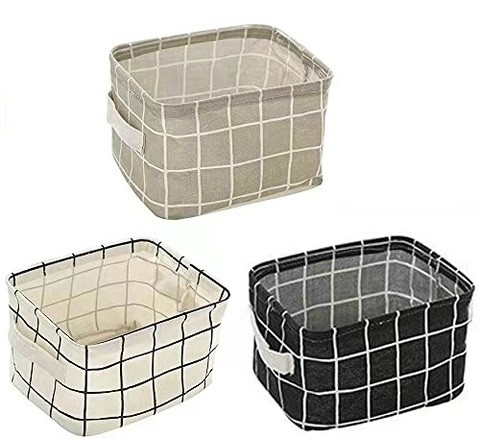 3-Pack Desk Storage Large Laundry Basket, Baby Laundry Basket, Waterproof Laundry Hamper, Foldable Clothes Hamper, Collapsible Laundry Baskets. Teen Hamper, Perfect for Dirty Clothes and Toys.