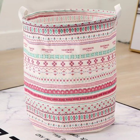 Printed Packed Laundry Basket Size 40*30CM