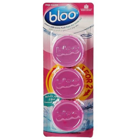 Toilet Blockin Cistern Cleaner (Pack of 3, Pink)