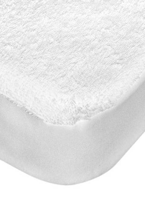 Princess Terry Waterproof Mattress Protector - White 200 x 200 cm