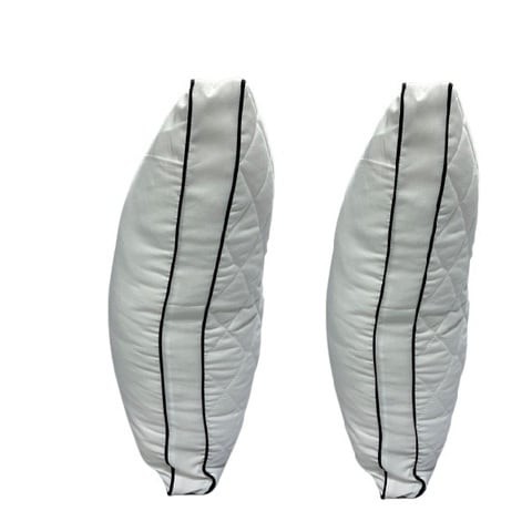 Maestro 2 Pcs orthopedic quilted pillow 100% microfiber 50x70cm with virgin fiber filling