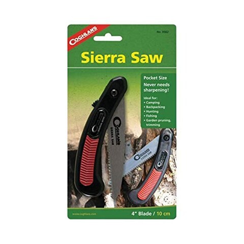 Coghlan Sierra 562 Pocket Saw, the ultimate outdoor trekking and hiking pocket saw.