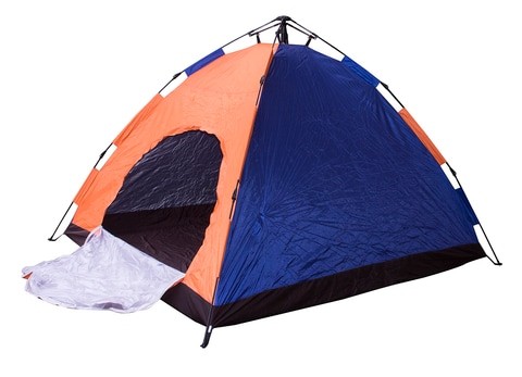 Automatic Backpacking Pop-up Camping Tent With Water Resistant For 6 Persons 220x250x150 cms - Assorted Colors