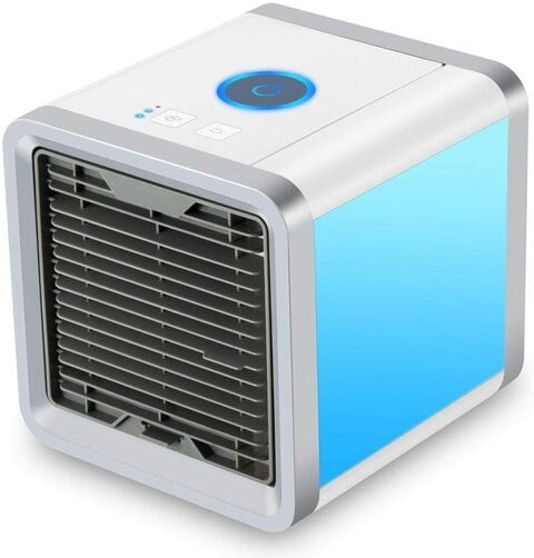 Aiwanto 3 in 1 Mini Air Cooler Air Cooler Humidifier Portable Fan مكيف الهواء مع 7 أضواء ملونة